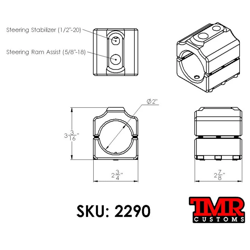 2" Steering Clamp - Image 3