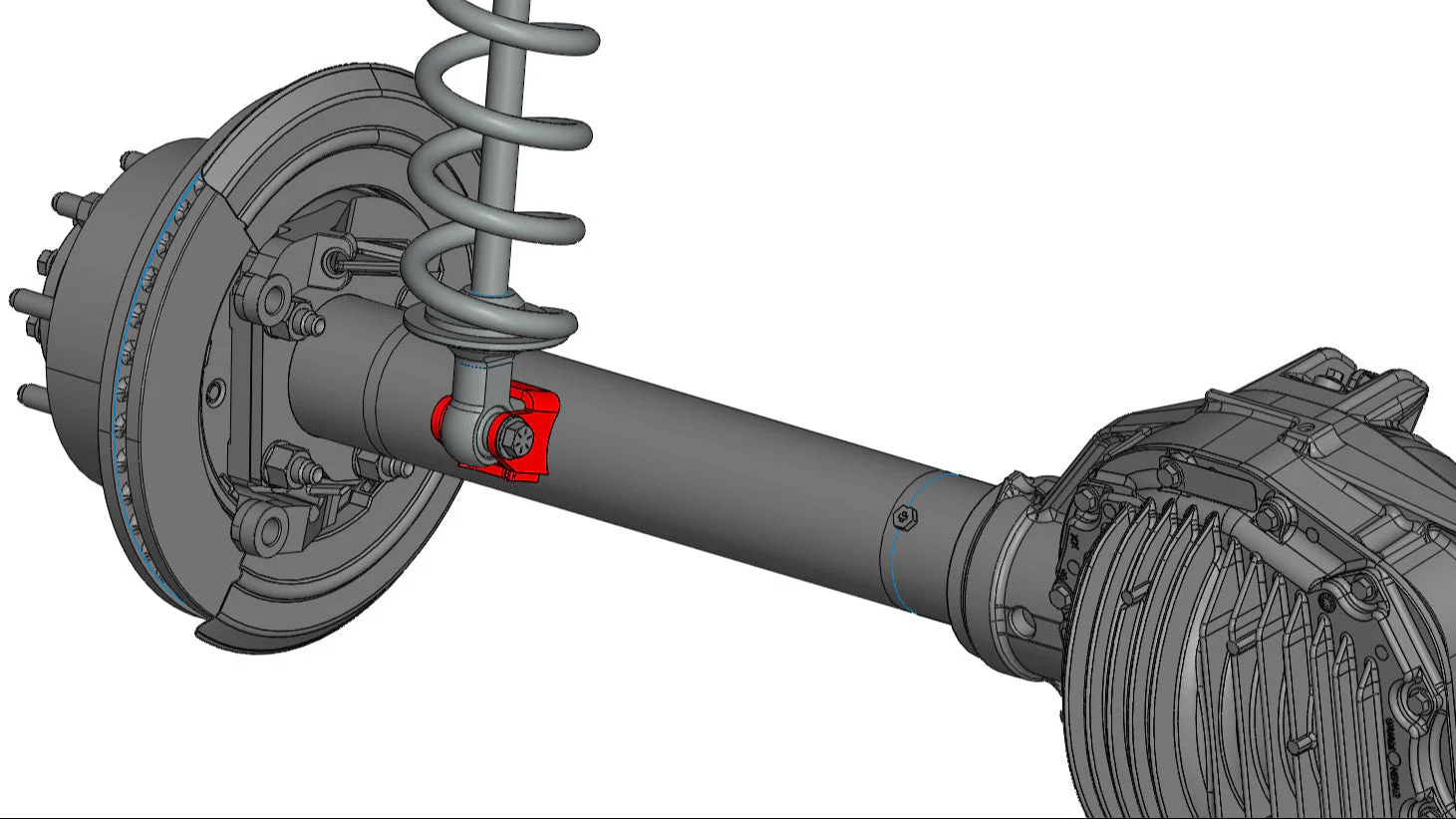 Axle Tube Shock Brackets (Parallel) - Image 7