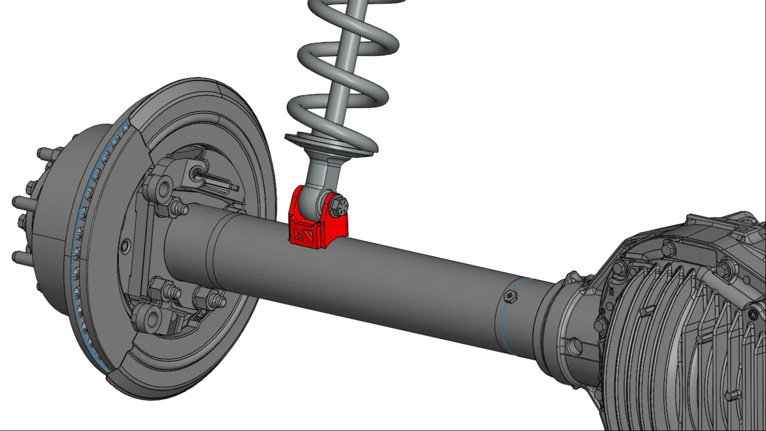 Axle Tube Shock Brackets (Parallel) - Image 8