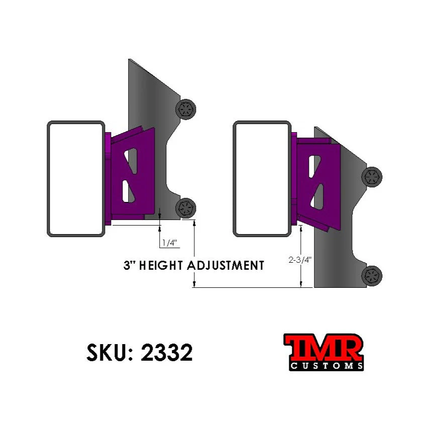 Bump Stop Frame Mount - 1" OFFSET - Image 4