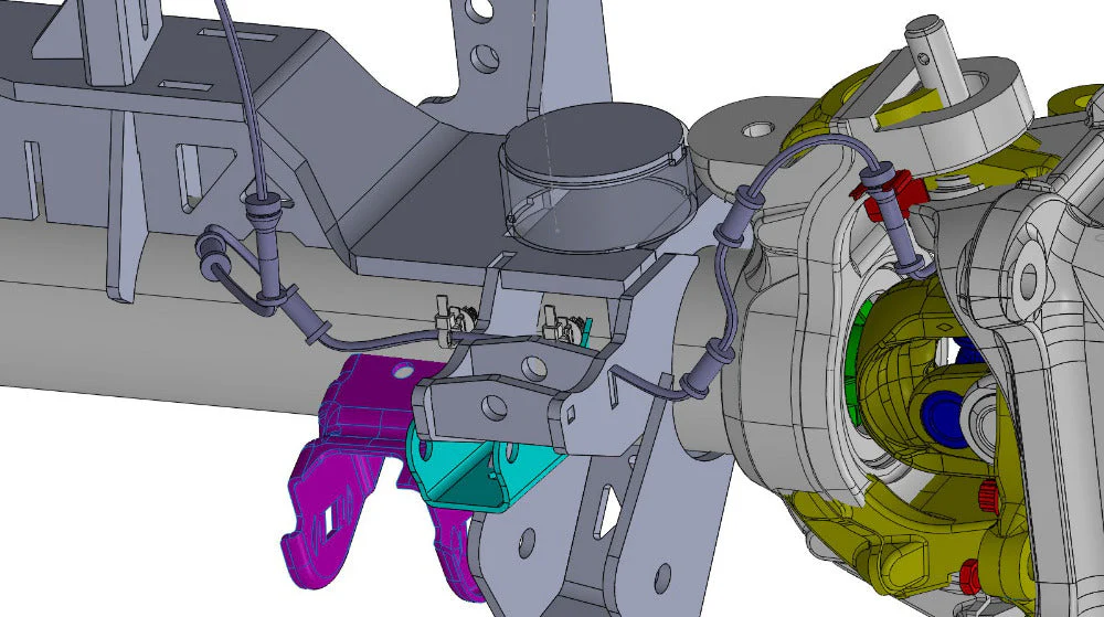 JK, JL, JT 1 TON Axle Swap Truss - Front Dana 60 - Image 15