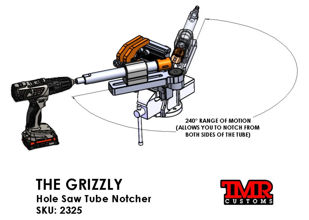 THE GRIZZLY Hole Saw Tube Notcher - Image 8