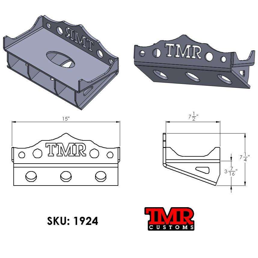 Universal Hydraulic Steering Ram Mount - Image 3